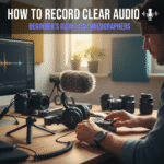 Cover image for the article “How to Record Clear Audio — Beginner’s Guide for Videographers"