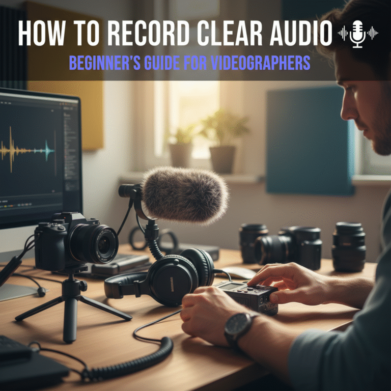Cover image for the article “How to Record Clear Audio — Beginner’s Guide for Videographers"
