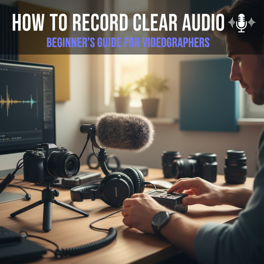 Cover image for the article “How to Record Clear Audio — Beginner’s Guide for Videographers"
