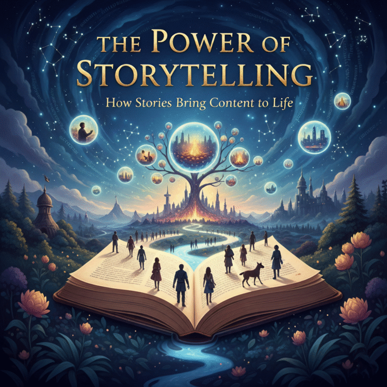 Cover image for the article “The Power of Storytelling — How Stories Bring Content to Life